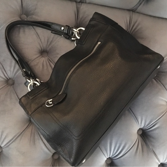 Coach Awesome!!! Penelope Carry All Tote Pebbled Leather - Picture 2 of 11